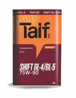TAIF SHIFT GL-4/GL-5 75W-90 (4 литра)