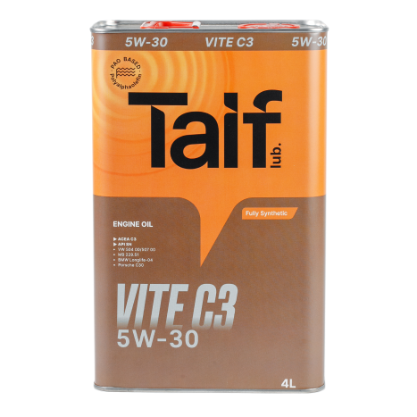 TAIF VITE 5W-30 SN, C3 (4 литра)