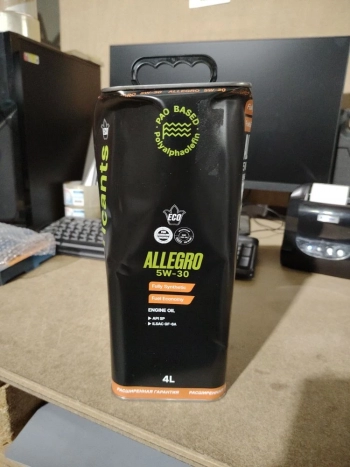 TAIF ALLEGRO 5W-30 SP, GF-6 (4 литра black (брак))