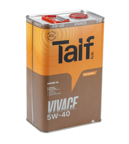 TAIF VIVACE 5W-40 SN (4 литра)