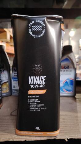 TAIF VIVACE 10W-40 SN (4 литра black (брак))