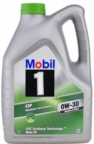 Mobil 1 ESP 0W-30   (5 литров(брак) )