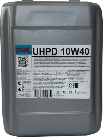 Масло моторное SPEEDOL UHPD 10W40  SEMI SYNTHETIC CI-4 E7 (20 литров)