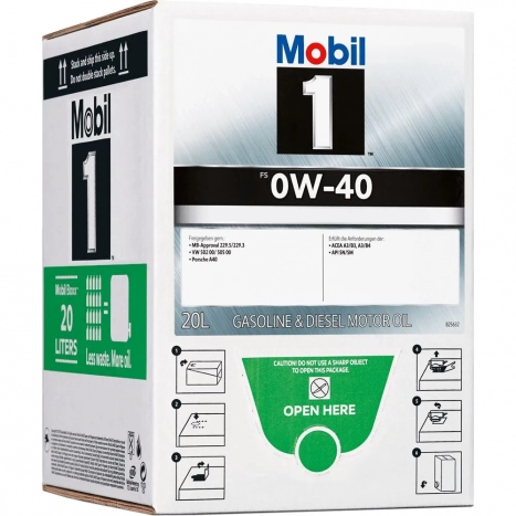 Mobil 1 FS 0W-40  (20 л (bag in box))