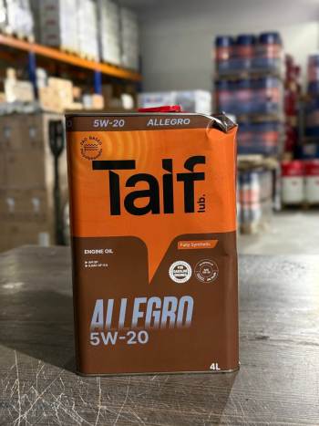 TAIF ALLEGRO 5W-20 SP, GF-6 (4 литра(брак))