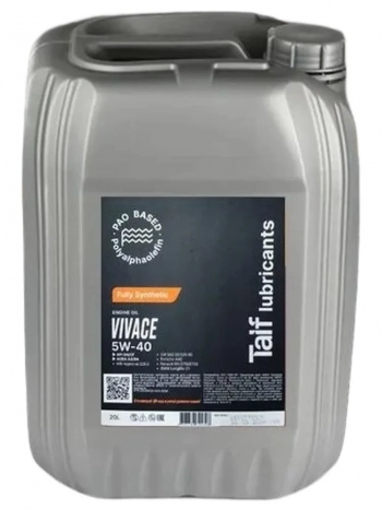 TAIF VIVACE 5W-40 SN (20 литров)