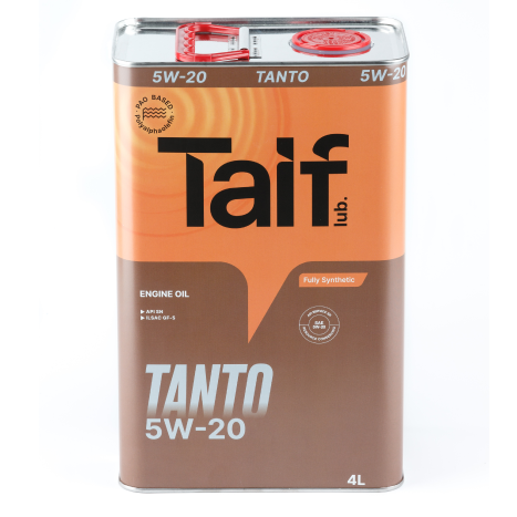 TAIF TANTO 5W-20 SN, GF-5 (4 литра)