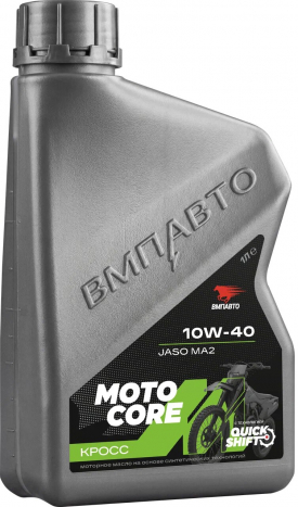 ВМПАВТО Моторное масло для мото MOTO CORE КРОСС 4Т 10w-40 SL МА2 (1 литр)