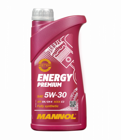 Масло моторное Mannol 5w-30 син. Energy Premium 1л, (пластик)
