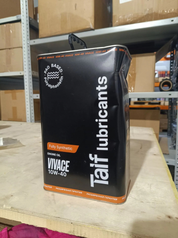 TAIF VIVACE 10W-40 SN (4 литра black (брак))