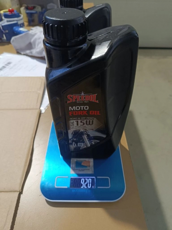 Вилочное масло SPEEDOL MOTO FORK OIL 15W (1 литр (брак))