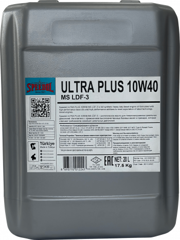 Масло моторное SPEEDOL ULTRA PLUS MS LDF-3 10W40 (20 литров)