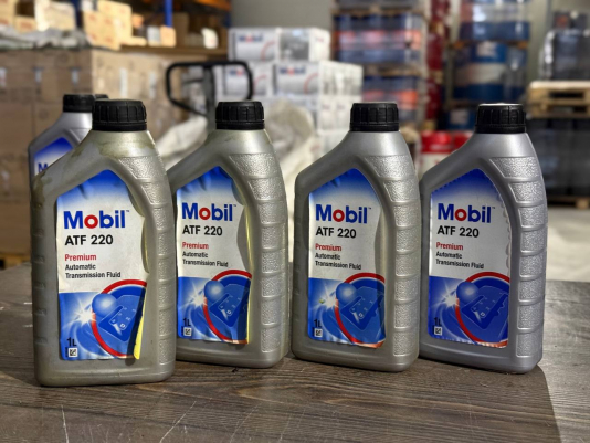 Mobil ATF 220  (1 литр(брак))