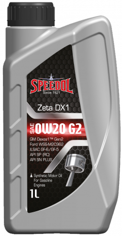 Масло моторное SPEEDOL ZETA DX1 0W20 FULL SYNTHETIC G2 API SN PLUS (1 литр)