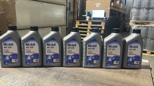 Mobil ATF 220  (1 литр(брак))