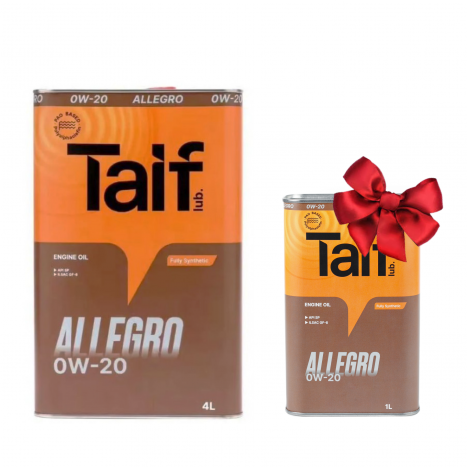 TAIF ALLEGRO 0W-20 SP, GF-6 (4л. + 1л.)