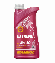 Масло моторное синтетическое Mannol 5w-40 син. Extreme 1л, (пластик)