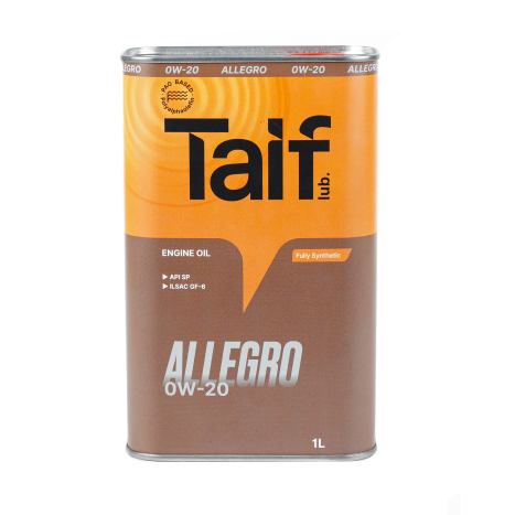 TAIF ALLEGRO 0W-20 SP, GF-6 (4 литра)