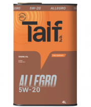 TAIF ALLEGRO 5W-20 SP, GF-6 (4 литра)
