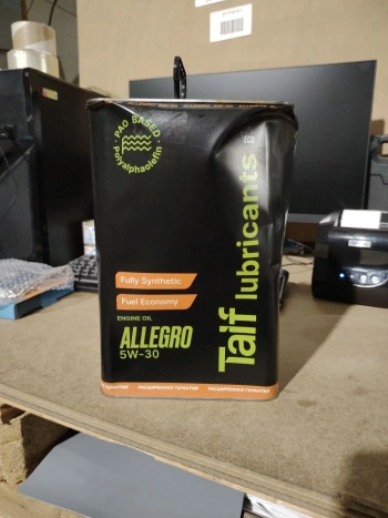 TAIF ALLEGRO 5W-30 SP, GF-6 (4 литра black (брак))