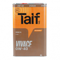 TAIF VIVACE 0W-40 SN (4 литра)