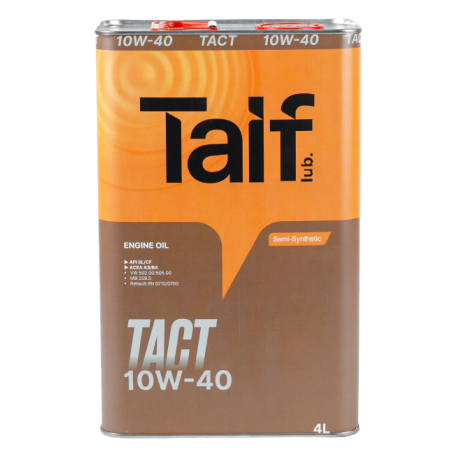 TAIF TACT 10W-40 SL/CF, A3/B4 (4 литра)