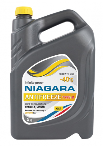 Антифриз NIAGARA TYPE-D-40 (5 кг)